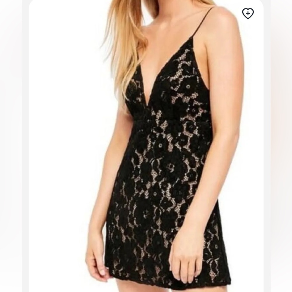 Free People Women's Dangerous Love Lace Minidress